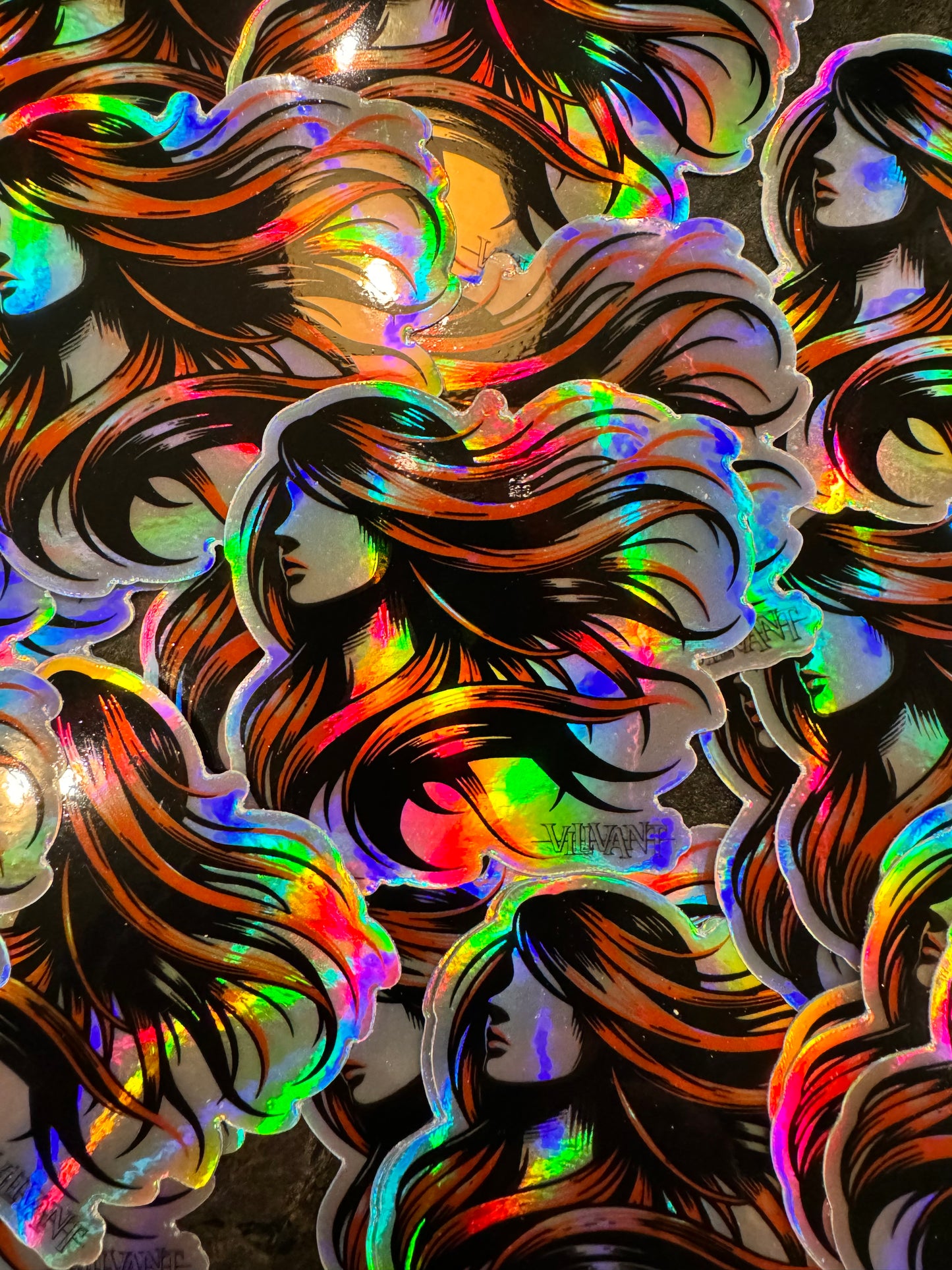 VILIVANT illustration HOLO sticker