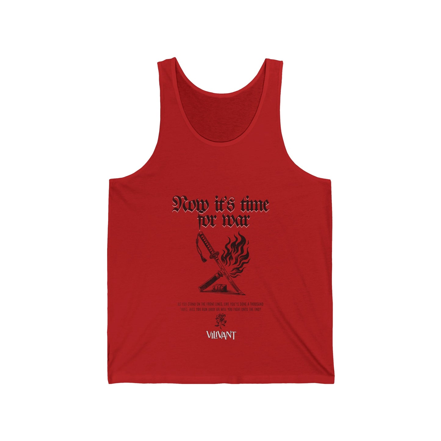 Unisex 'Now It's Time for War' Tank Top