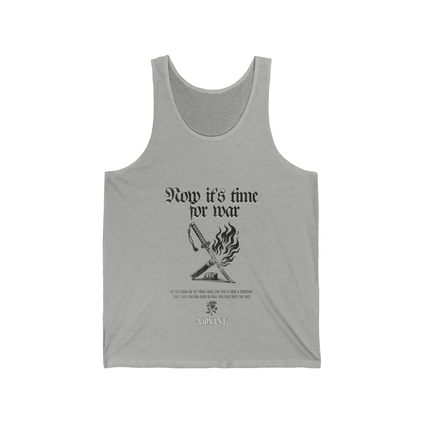 Unisex 'Now It's Time for War' Tank Top